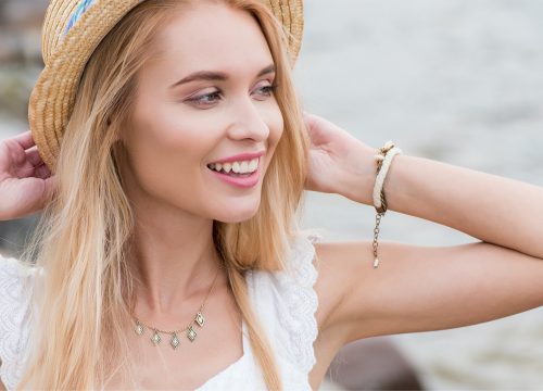 Young woman with great skin after Aerolase treatments